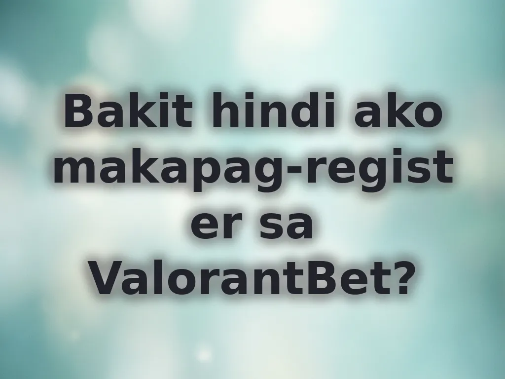 Common registration mistakes